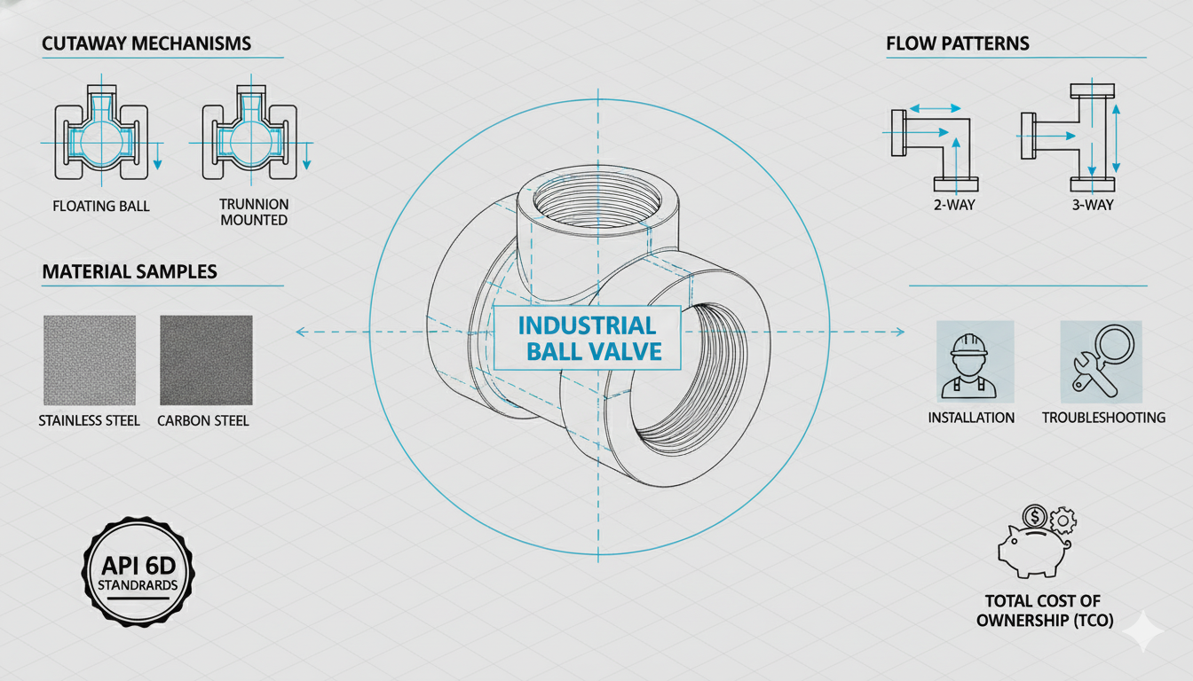 Panduan Lengkap Ball Valve: Jenis, Material, Aplikasi, Kelebihan, dan Instalasi Terbaik